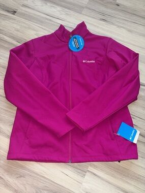 Columbia Raspberry Pink Full-Zip Jacket